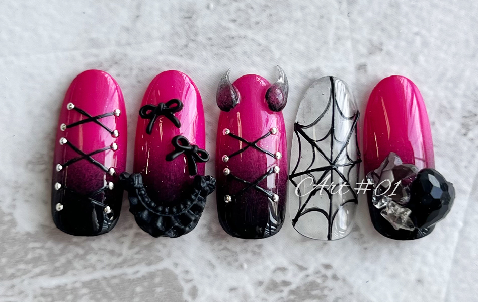 ハロウィンネイル_01